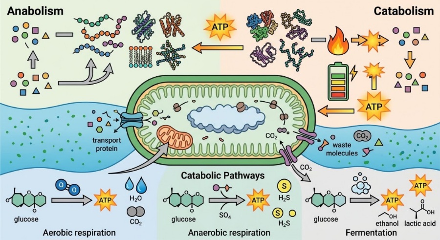 Overview of Bacterial Metabolism 
